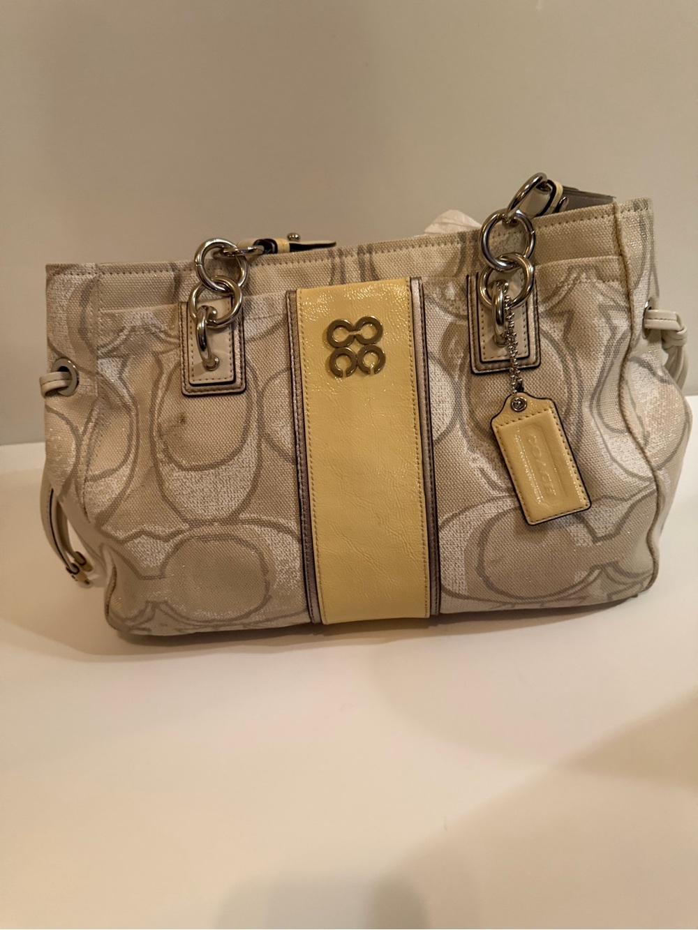 Coach Colette Cavas Signature Tote - Picture 4 of 4